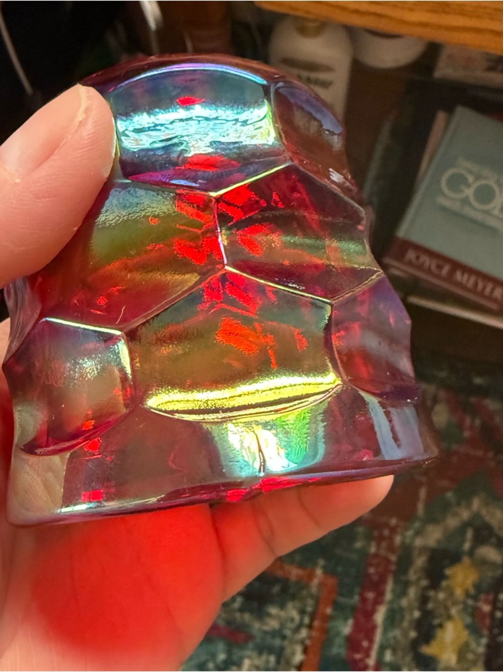 Black Cat Vintage x Mosser collaboration. Red carnival Georgia fairy lamp - Picture 11 of 13